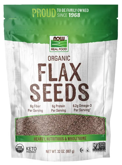 NOW Organic Flax Seeds