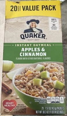 Quaker Apples & Cinnamon Instant Oatmeal