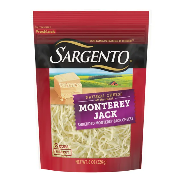 Sargento Monterey Jack Fine Cut Shredded Natural Cheese