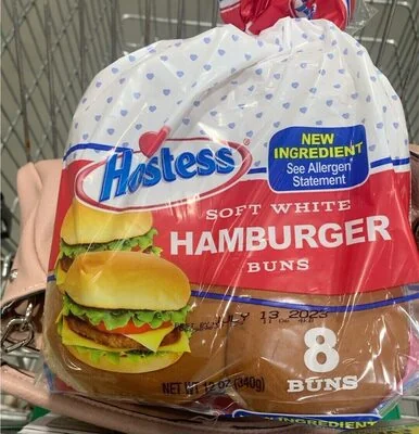 Hostess Soft White Hamburger Buns