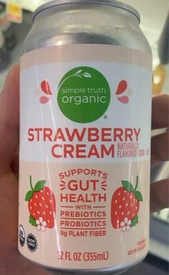 Simple Truth Organic Strawberry Cream Flavored Soda