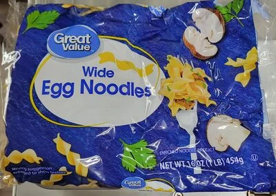 Great Value Enriched Noodle Product, Wide Egg Noodles