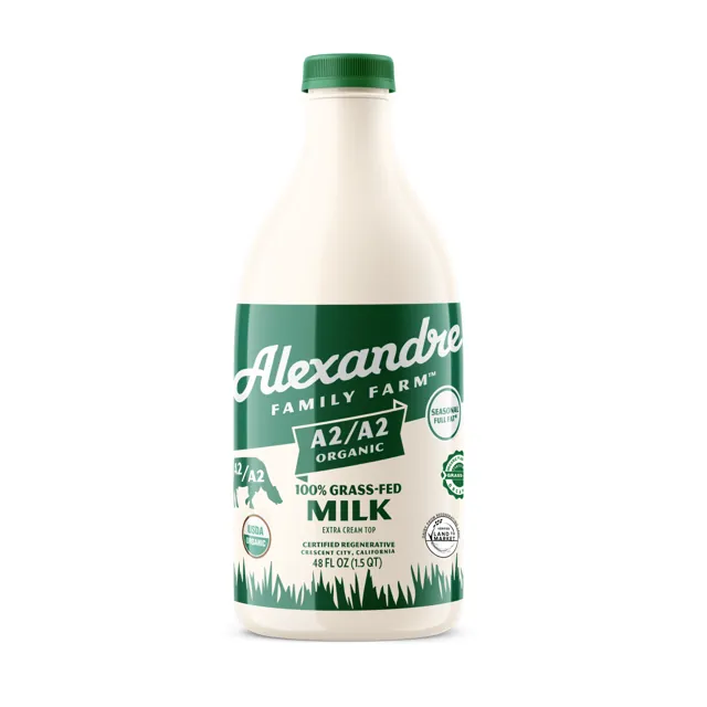 Alexandre Family Farm Organic A2/A2 100% Grass-Fed Milk