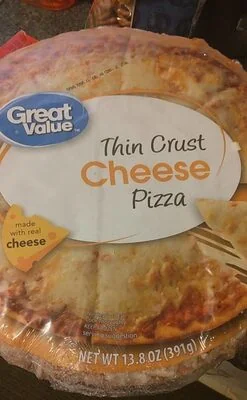Great Value Cheese Thin Crust Pizza