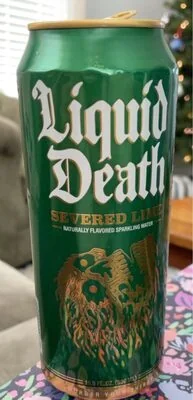 Liquid Death Severed Lime Flavored Sparkling Water