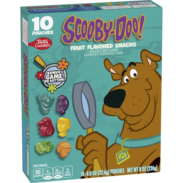 Betty Crocker Scooby-Doo! Fruit Flavored Snacks Xxl pouch