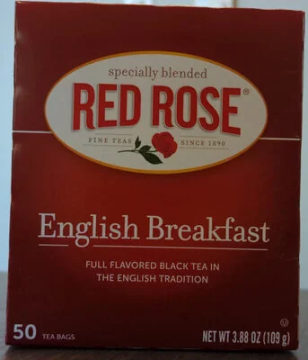 Red Rose English Breakfast Tea Bags
