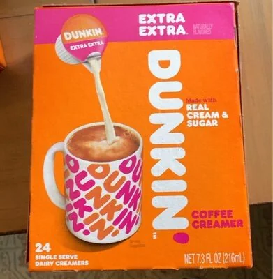 Dunkin Extra Extra Coffee Creamer