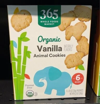 365 by Whole Foods Market Vanilla Organic Animal Cookies