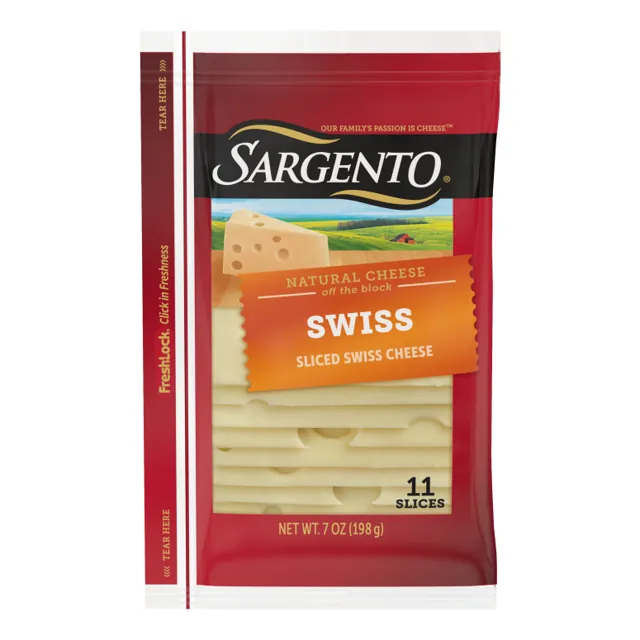 Sargento Sliced Swiss Natural Cheese