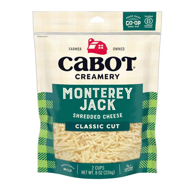 Cabot Monterey Jack Shredded Cheese