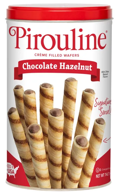 Pirouline Chocolate Hazelnut Creme Filled Wafers