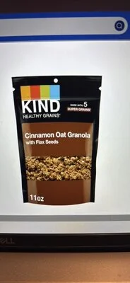 Kind Cinnamon Oat with Flax Seeds Granola