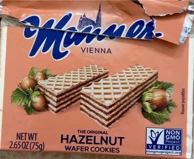 Manner The Original Hazelnut Wafer Cookies