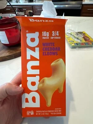 Banza Elbows + White Cheddar Mac & Cheese