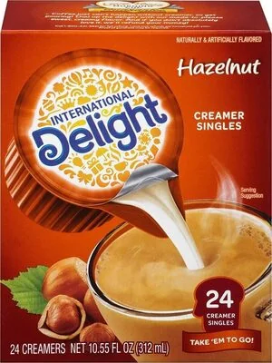 International Delight Hazelnut Creamer Singles