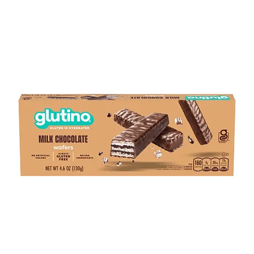 Glutino Milk Chocolate Covered and Filled Gluten-Free Wafers