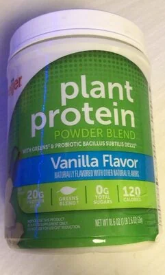 Meijer Vanilla Flavor Plant Protein Powder Blend