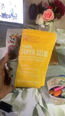 BetterBody Foods Organic Chia, Flax & Hemp Super Seeds