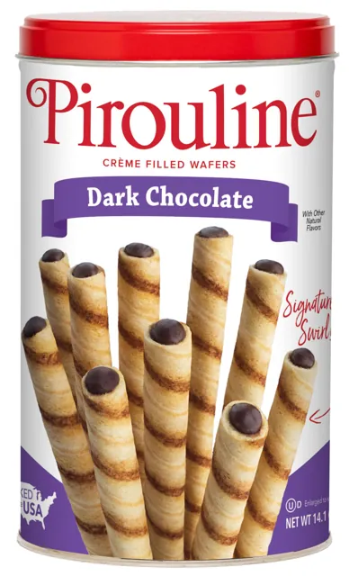 Pirouline Dark Chocolate Artisan Rolled Wafers