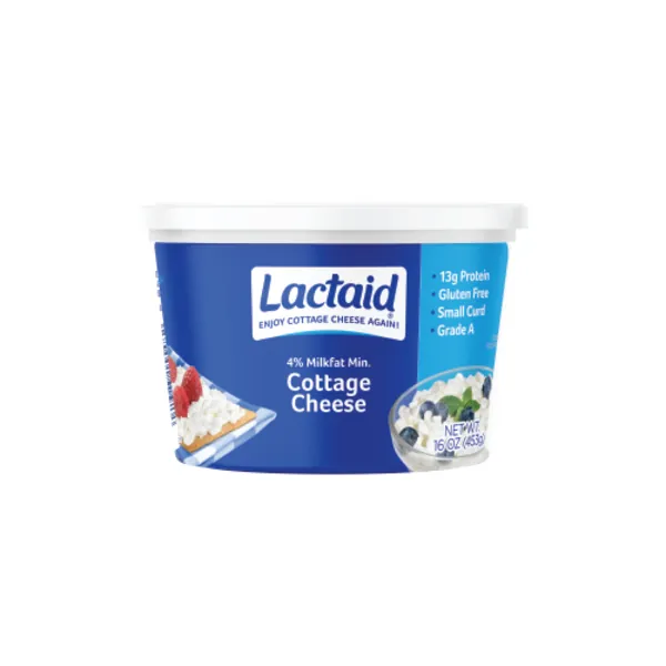 Lactaid 4% Small Curd Cottage Cheese