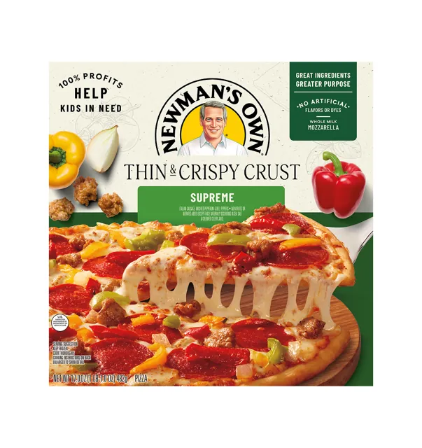 Newman's Own Thin and Crispy Crust Supreme Pizza