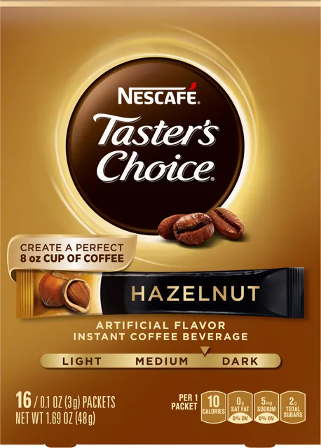 Nescafe Hazelnut Instant Coffee Beverage