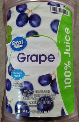 Great Value Grape Juice