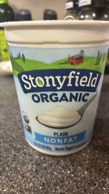 Stonyfield Plain Organic Nonfat Yogurt