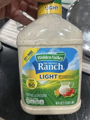 Hidden Valley Light Ranch Dressing, Thick & Creamy