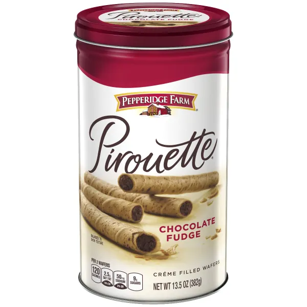 Pepperidge Farm Pirouette Chocolate Fudge Creme Filled Wafers