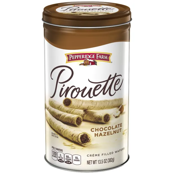 Pepperidge Farm Pirouette Chocolate Hazelnut Creme Filled Wafers