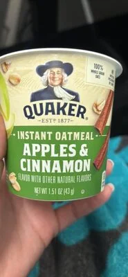 Quaker Instant Oatmeal Apples & Cinnamon Flavor