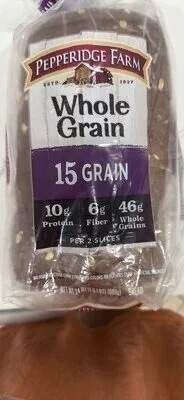Pepperidge Farm Whole Grain 15 Grain Bread, Loaf