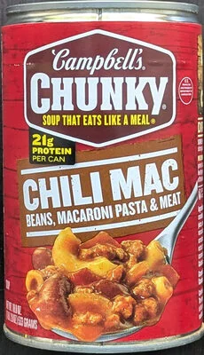 Campbell's Chunky Chili Mac Soup, Can