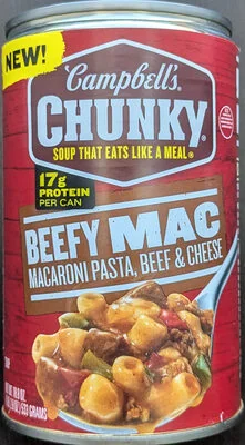 Campbell's Chunky Beefy Mac Soup, Can