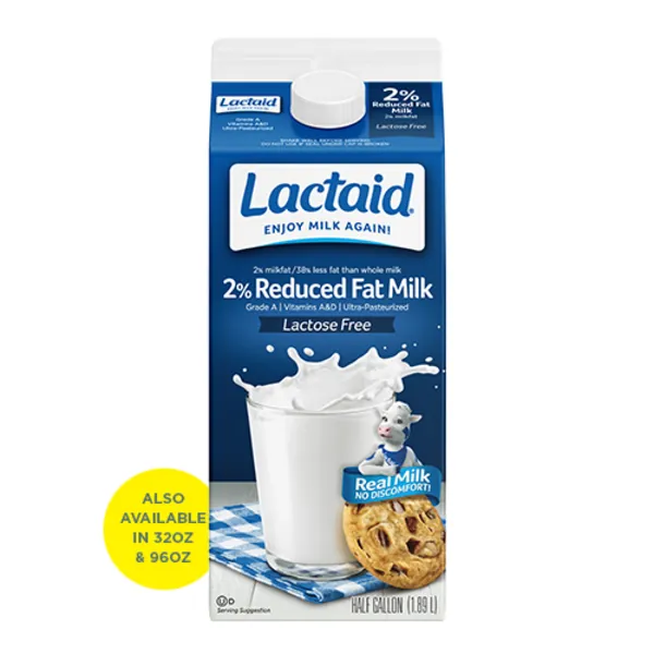 Lactaid 100% Lactose-Free 2% Reduced Fat Milk